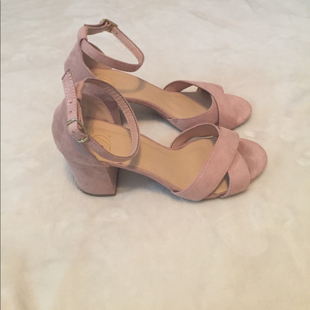 Suede heels
